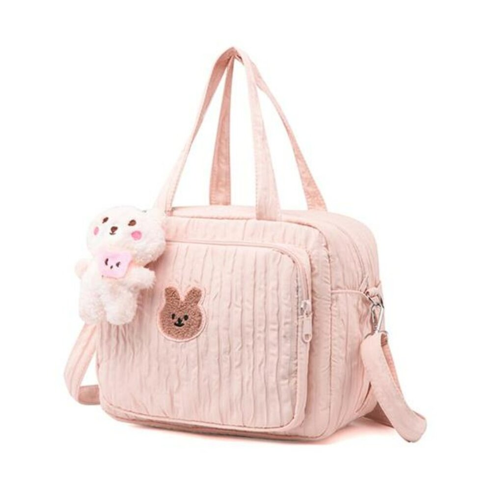 Small Diaper Bag Tote Crossbody Baby Bag with Insulated Pockets Travel Mommy Bag